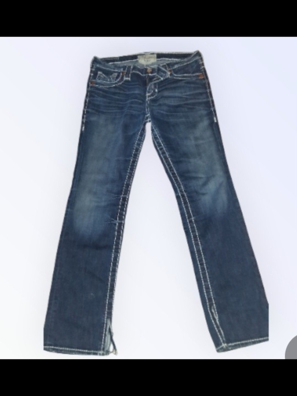 Big Star Women's Flare Jeans in Dark Blue Wash